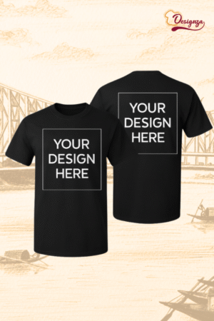 Unisex Black Customize  Single T-shirt