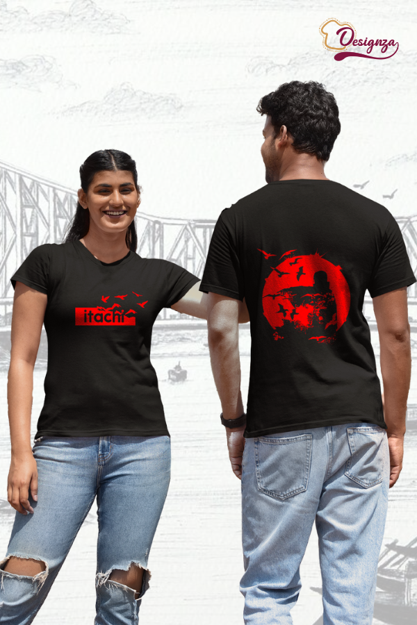 Bio-Wash Cotton T-Shirt with Itachi Print – Premium Anime Merchandise - Image 5