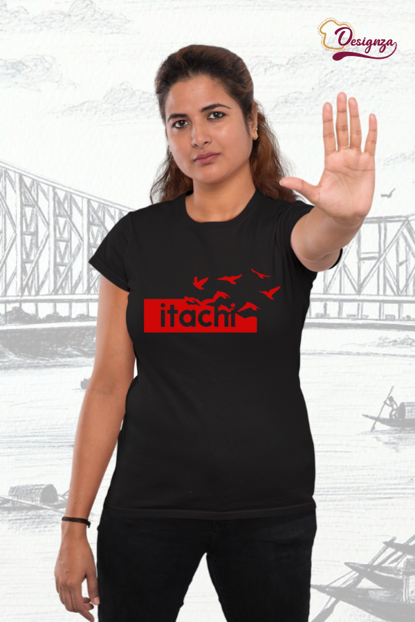 Bio-Wash Cotton T-Shirt with Itachi Print – Premium Anime Merchandise - Image 6